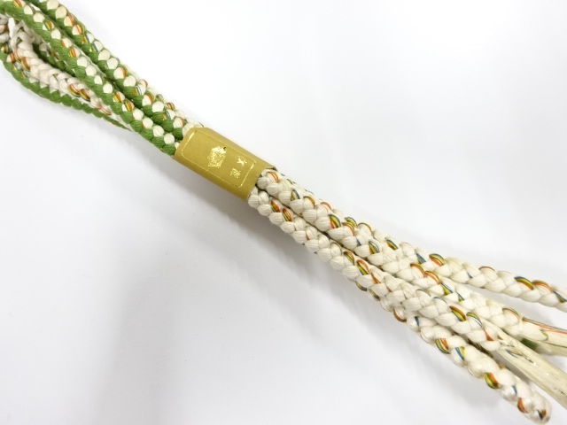 未使用品　正絹　手組帯締め